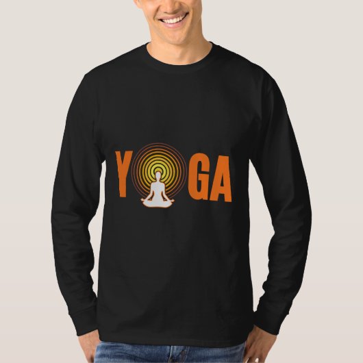 Yoga voor Lichaam Chakra's T-shirt (Voorkant)