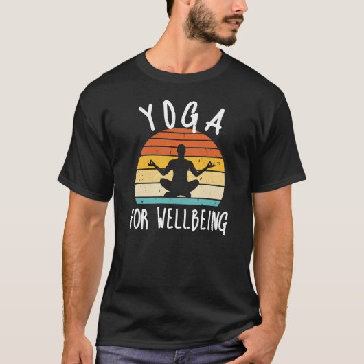 Yoga voor Wellbeing  T-shirt (Voorkant)