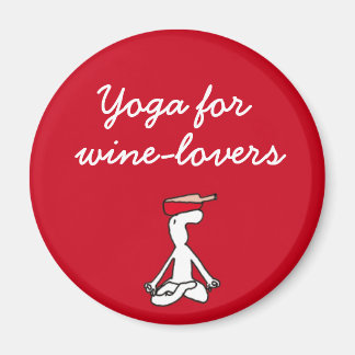 Yoga voor Winelovers Red Magnet
