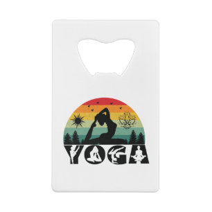 Yoga - Vrede, Liefde en Licht Creditkaart Flessenopener