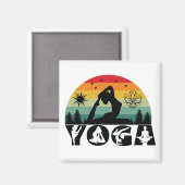 Yoga - Vrede, Liefde en Licht Magneet (Voorkant / Achterkant)