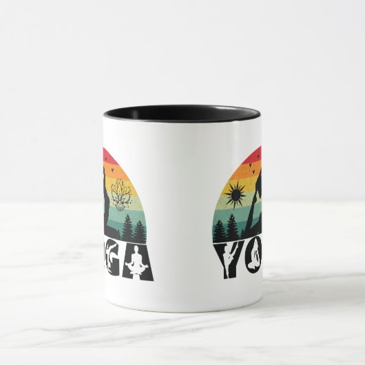 Yoga - Vrede, Liefde en Licht Mok (Midden)