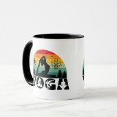 Yoga - Vrede, Liefde en Licht Mok (Voorkant links)