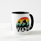 Yoga - Vrede, Liefde en Licht Mok (Voorkant rechts)