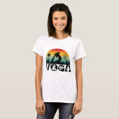Yoga - Vrede, Liefde en Licht T-shirt (Voorkant volledig)