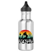 Yoga - Vrede, Liefde en Licht Waterfles (Rechts)