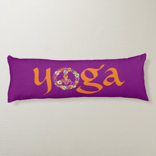 Yoga Vredesteken Bloem Lichaamskussen (Achterkant)