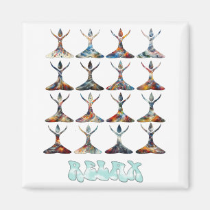 Yoga Vrienden Magneet