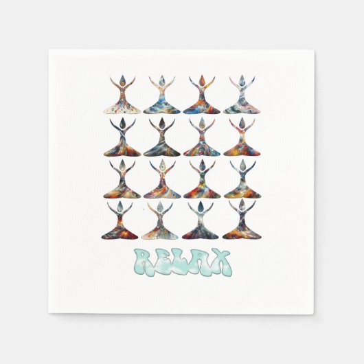 Yoga Vrienden Servet (Voorkant)