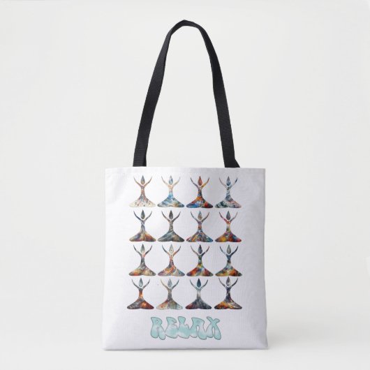 Yoga Vrienden Tote Bag (Voorkant)
