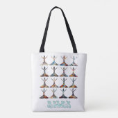Yoga Vrienden Tote Bag (Achterkant)