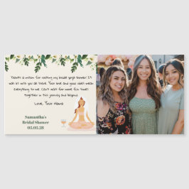 Yoga Vrijgezellenfeest Foto Dank je kaart