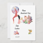 Yoga vrijgezellenfeest kaart (Voorkant)