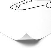 Yoga Vrouw aangepaste naam poster (Hoek)