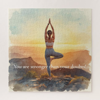 Yoga Vrouw- Mindful Ochtend Legpuzzel