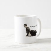  Yoga Vrouw Up Dog Antiek Koffiemok (Voorkant rechts)