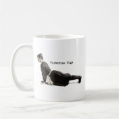  Yoga Vrouw Up Dog Antiek Koffiemok (Links)