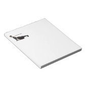 Yoga Vrouw Up Dog Antiek Notitieblok (Schuin)