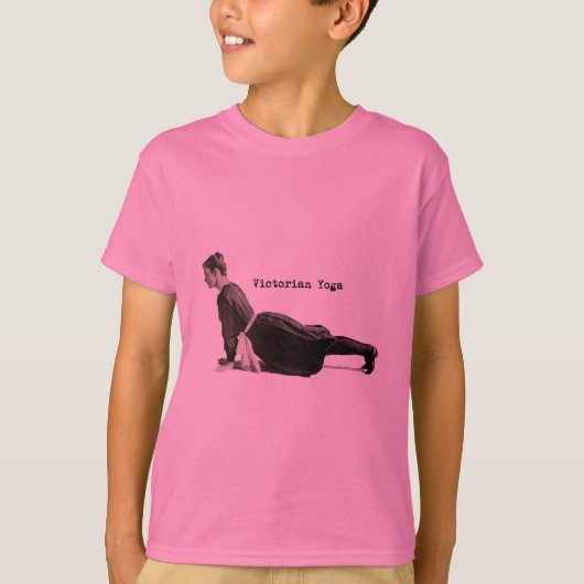  Yoga Vrouw Up Dog Antiek T-shirt (Voorkant)