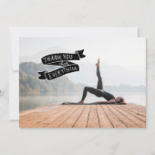 Yoga Vrouwen poseren Yoga Bedankkaart (Voorkant)