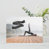 Yoga Vrouwen poseren Yoga Bedankkaart (Staand voorkant)