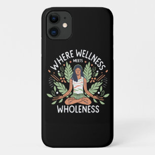 Yoga Waar Welzijn Samengaat Met Heelheid Case-Mate iPhone Case