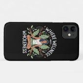 Yoga Waar Welzijn Samengaat Met Heelheid Case-Mate iPhone Case (Achterkant (horizontaal))
