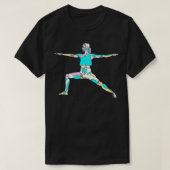 Yoga Warrior Pose T-shirt (Design voorkant)