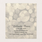 Yoga Warrior Pose Visitekaartje (Binnenkant ongevouwen)