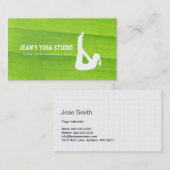 Yoga & Wellness Natuur Groen Visitekaartje (Voorkant / Achterkant)