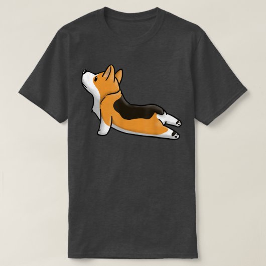 Yoga Welsh Corgi Pembroke Dog 1871 T-shirt (Design voorkant)