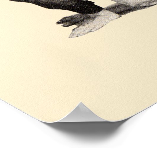  Yoga Woman doet een hogere dosis Poster (Hoek)