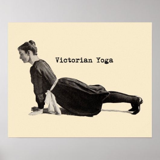  Yoga Woman doet een hogere dosis Poster (Voorkant)