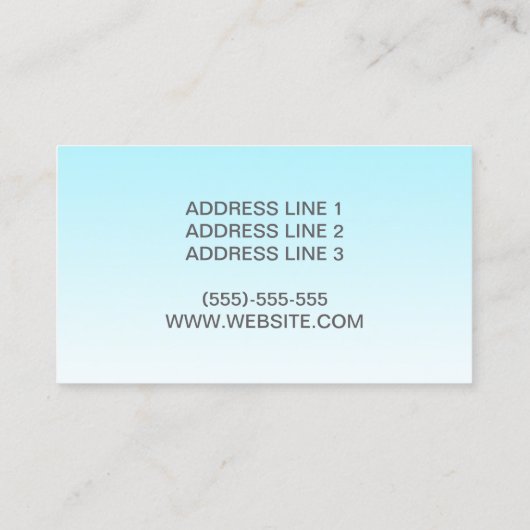 Yoga Woman in Lotus Pose Yoga Instructor Visitekaartje (Achterkant)