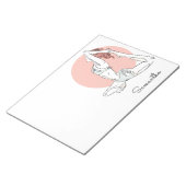 Yoga Woman, notitieblok voor de douanenaam (Schuin)