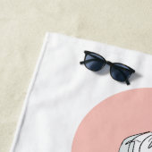 Yoga Woman, speciaal aangewezen badhanddoek (In situ)