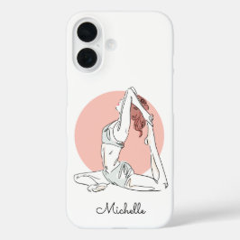 Yoga Woman, telefoongesprekken iPhone 16 Hoesje