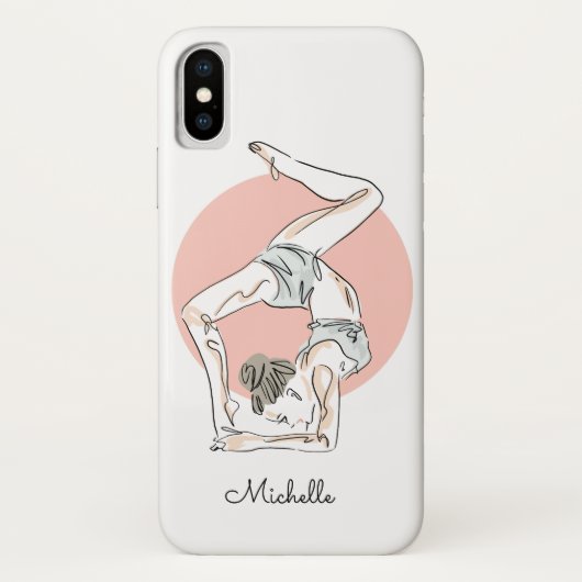 Yoga Woman, telefoongesprekken Case-Mate iPhone Case (Achterkant)