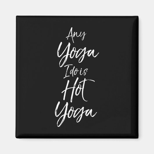 Yoga-workouts Fitness Design Studio Dames Hete Yo Magneet (Voorkant)