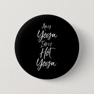 Yoga Workouts Fitness Design Studio Dames Hete Yo Ronde Button 5,7 Cm