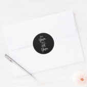 Yoga Workouts Fitness Design Studio Dames Hete Yo Ronde Sticker (Envelop)