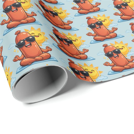 Yoga Worstje Cadeaupapier (Rol Hoek)