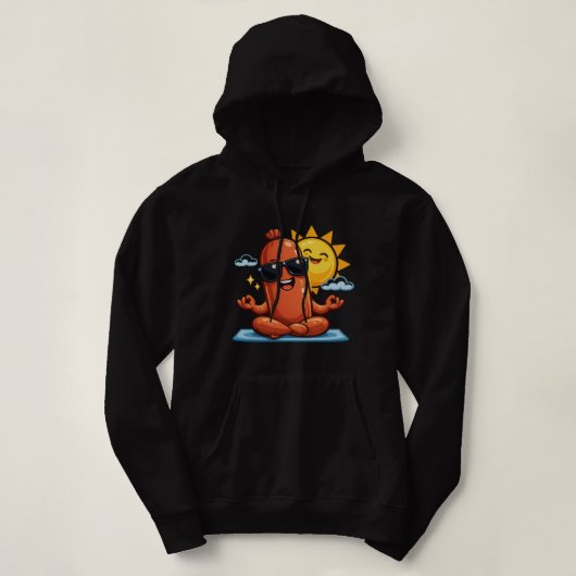 Yoga Worstje Hoodie (Design voorkant)