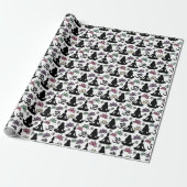 yoga wrapping paper cadeaupapier (Uitgerold)