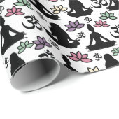 yoga wrapping paper cadeaupapier (Rol Hoek)