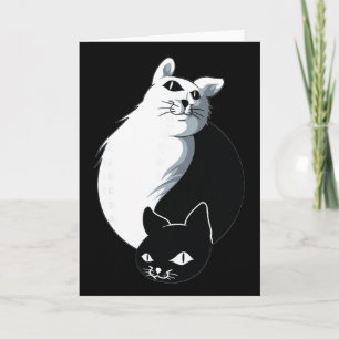 Yoga Ying Yang Kat Kaart