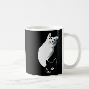 Yoga Ying Yang Kat Koffiemok