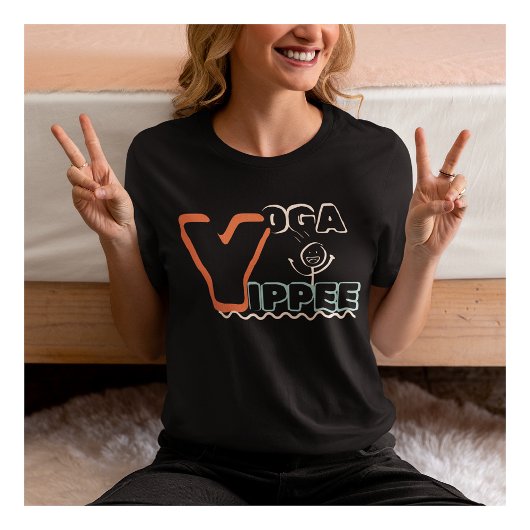 Yoga Yippe - Namaste en Chill Yoga Tshirt