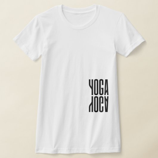Yoga, Yoga Cool, Modern, damesdun, wit T-shirt (Laagn)