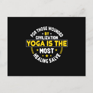 Yoga - Yoga is het meest heilzame zout Briefkaart